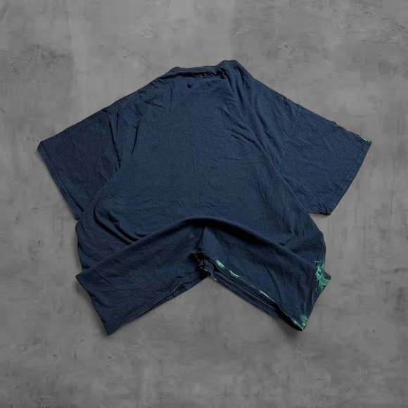 Y2K AOP liquid Blue like T shirt Size XXL - Picture 4 of 4